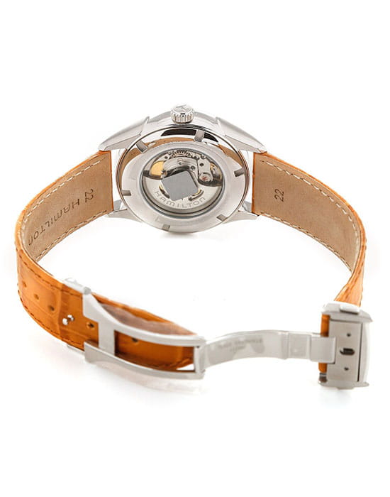 Hamilton Hamilton Jazzmaster Power Reserve Auto H32635511 механические мужские часы часы крупный план серебристый циферблата